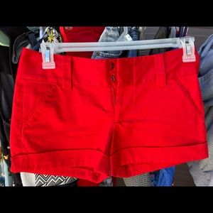 Alice and Olivia Red shorts